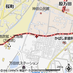 熊本県荒尾市原万田144-5周辺の地図