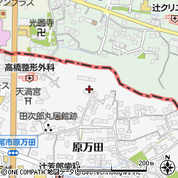 熊本県荒尾市原万田822-4周辺の地図