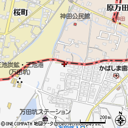 熊本県荒尾市原万田144-4周辺の地図