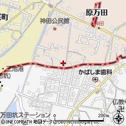 福岡県大牟田市神田町161周辺の地図
