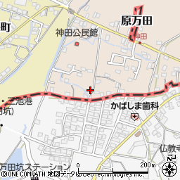 福岡県大牟田市神田町160周辺の地図