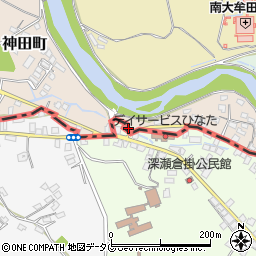 福岡県大牟田市神田町49-1周辺の地図