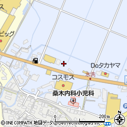 台湾料理 萬福 山鹿店周辺の地図