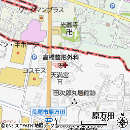 熊本県荒尾市原万田815周辺の地図