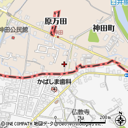 福岡県大牟田市神田町97周辺の地図