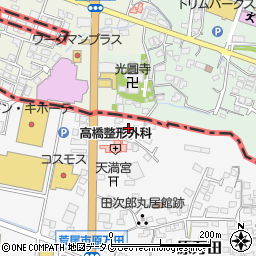 熊本県荒尾市原万田836周辺の地図