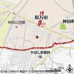 福岡県大牟田市神田町139-2周辺の地図