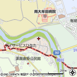 福岡県大牟田市神田町29周辺の地図