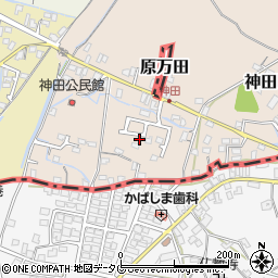 福岡県大牟田市神田町139周辺の地図