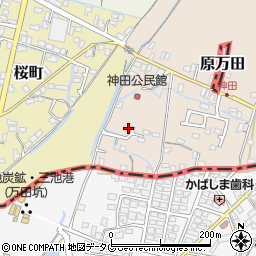 福岡県大牟田市神田町151-3周辺の地図