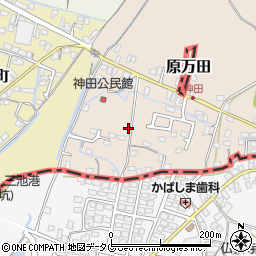 福岡県大牟田市神田町134周辺の地図