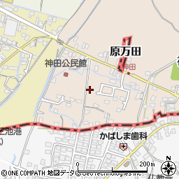 福岡県大牟田市神田町137-2周辺の地図