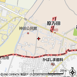 福岡県大牟田市神田町137-5周辺の地図