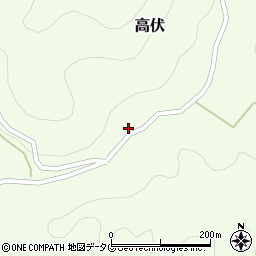 大分県竹田市高伏718周辺の地図