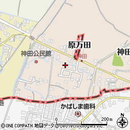 福岡県大牟田市神田町141周辺の地図