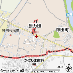 福岡県大牟田市神田町241周辺の地図