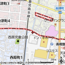 熊本県荒尾市原万田869-2周辺の地図