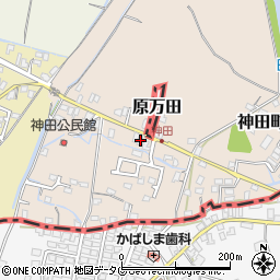 福岡県大牟田市神田町237-2周辺の地図