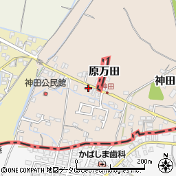 福岡県大牟田市神田町229周辺の地図