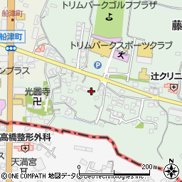 大牟田藤田町郵便局周辺の地図