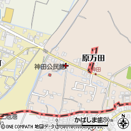 福岡県大牟田市神田町221周辺の地図