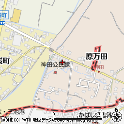 福岡県大牟田市神田町219周辺の地図