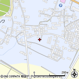 熊本県山鹿市古閑1381-23周辺の地図