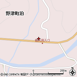大分県臼杵市野津町大字泊1825周辺の地図