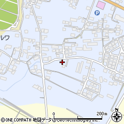 熊本県山鹿市古閑1381-27周辺の地図