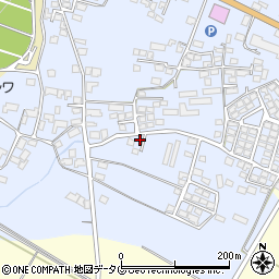 熊本県山鹿市古閑1381-1周辺の地図