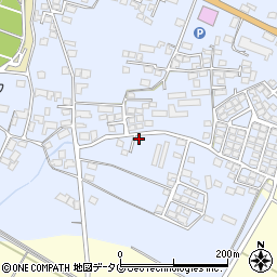 熊本県山鹿市古閑1381-20周辺の地図