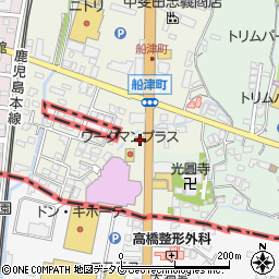 松屋 大牟田店周辺の地図