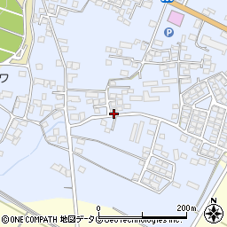 熊本県山鹿市古閑1381-13周辺の地図