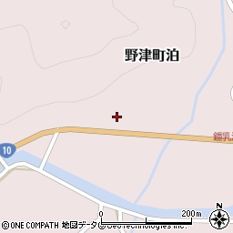 大分県臼杵市野津町大字泊1147周辺の地図