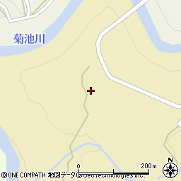 熊本県菊池市原877周辺の地図