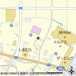 熊本県山鹿市方保田周辺の地図