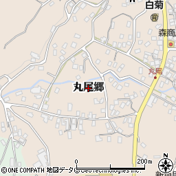 長崎県新上五島町（南松浦郡）丸尾郷周辺の地図