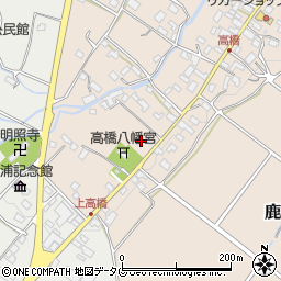 熊本県山鹿市鹿本町高橋412-3周辺の地図