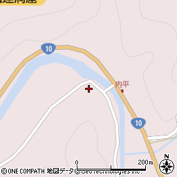 大分県臼杵市野津町大字泊100周辺の地図
