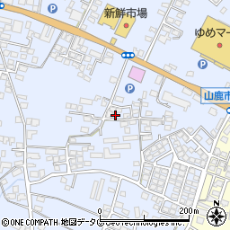 熊本県山鹿市古閑1326-15周辺の地図