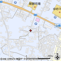 熊本県山鹿市古閑1326-13周辺の地図