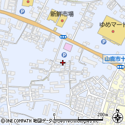 熊本県山鹿市古閑1326-26周辺の地図