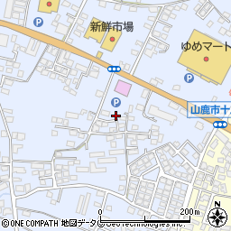 熊本県山鹿市古閑1326-27周辺の地図