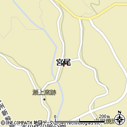 熊本県玉名郡南関町宮尾周辺の地図