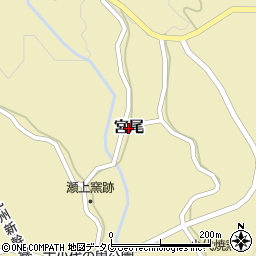 熊本県南関町（玉名郡）宮尾周辺の地図