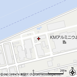 株式会社日高合金　大牟田工場周辺の地図
