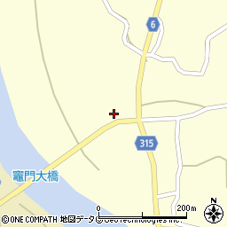 熊本県玉名郡和水町竈門463周辺の地図