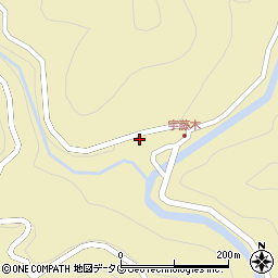 大分県佐伯市弥生大字尺間2153周辺の地図