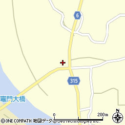 熊本県玉名郡和水町竈門463-2周辺の地図