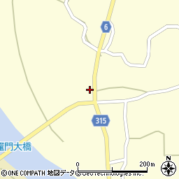 熊本県玉名郡和水町竈門462周辺の地図